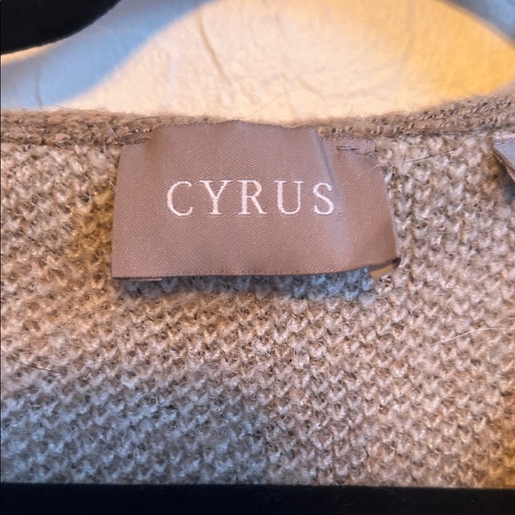 Women's Hooded cozy Cardigan - Brown and Cream - Picture 2 of 5